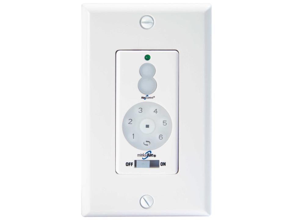 AireControl WC400 6-Speed DC Fan Wall Control in White