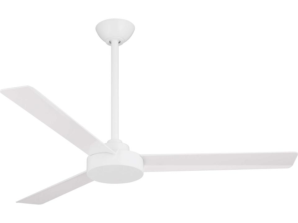 Roto 52-Inch 3-Blade Indoor Ceiling Fan in Flat White