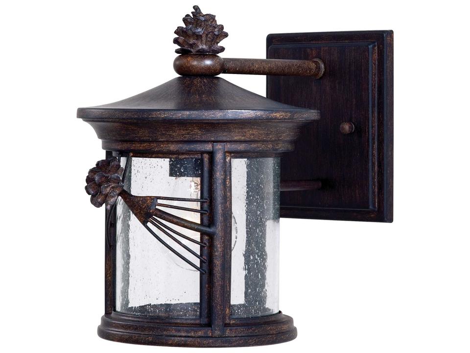 Abbey Lane 1-Light Outdoor Wall Sconce in Iron Oxide