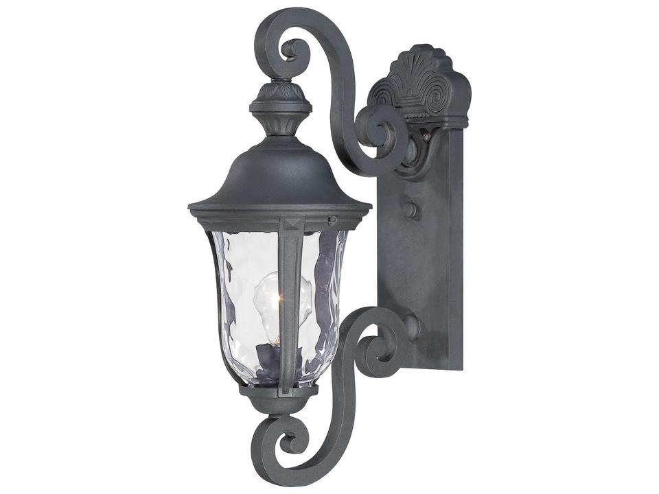 Ardmore 1-Light Traditional Outdoor Wall Light in Coal