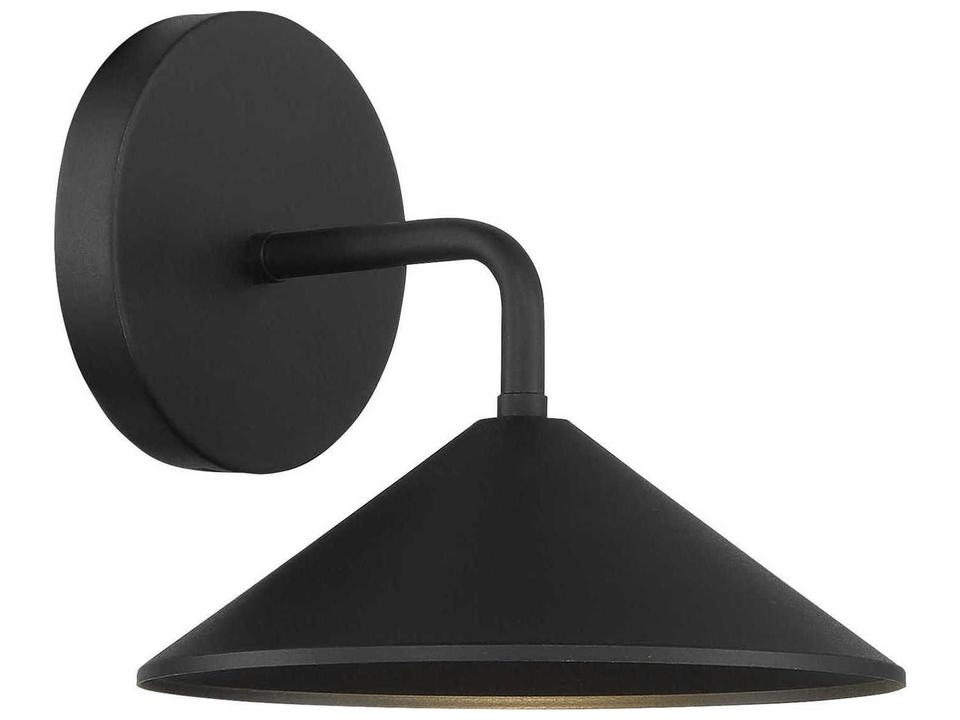 City Streets 1-Light Outdoor LED Wall Sconce in Sand Coal