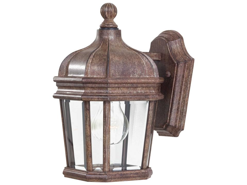 Harrison 1-Light Traditional Outdoor Wall Light in Vintage Rust