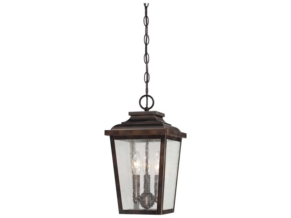 Irvington Manor 3-Light Outdoor Hanging Light in Chelsea Bronze