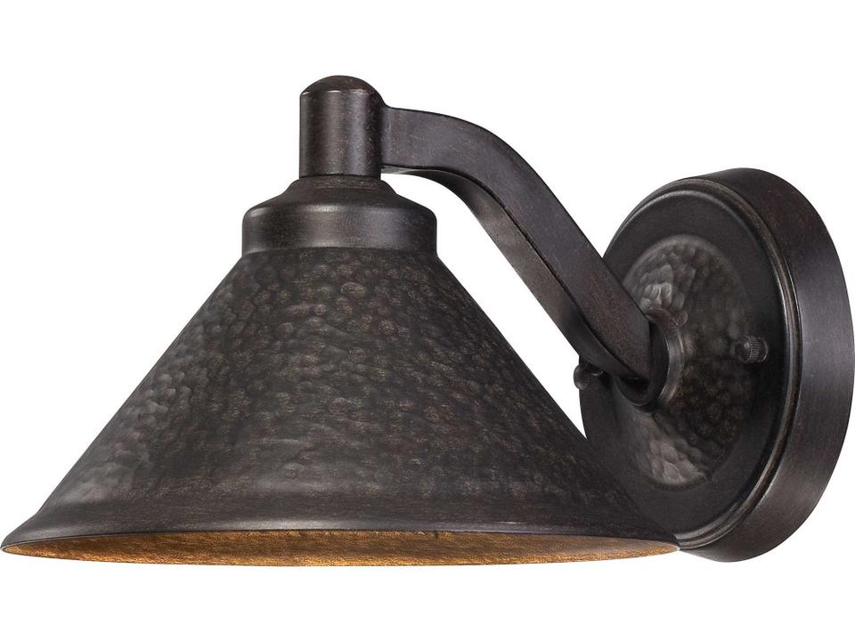 Kirkham 1-Light Integrated LED Outdoor Wall Light in Aspen Bronze