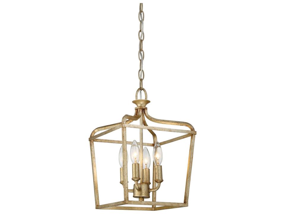 Laurel Estate 4-Light Brio Gold Candelabra Chandelier