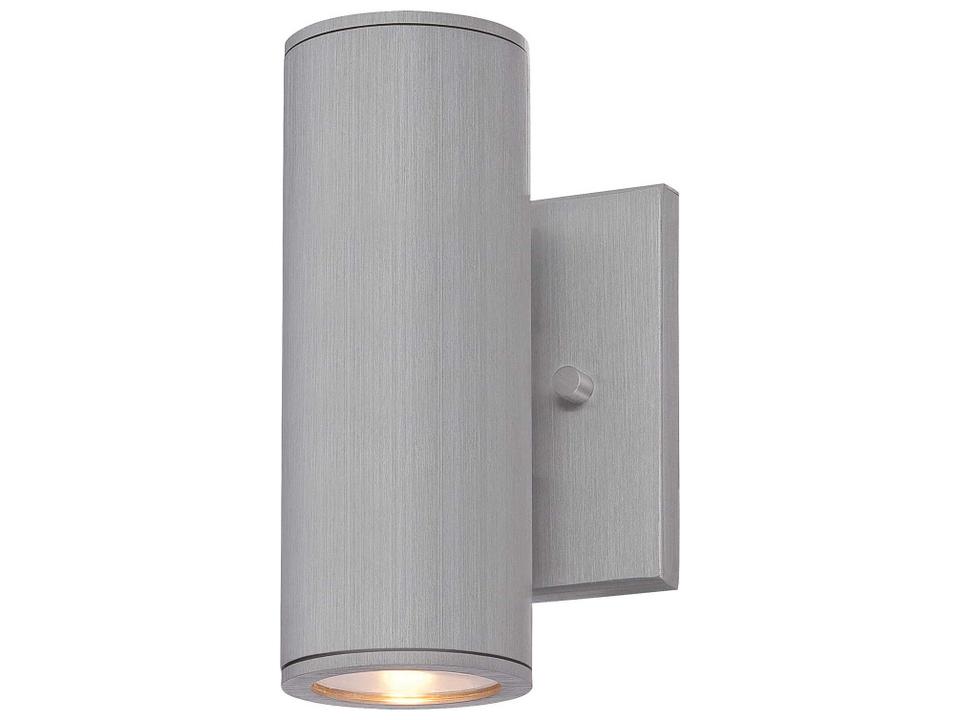 Skyline 1-Light LED Outdoor Wall Light in Brushed Aluminum
