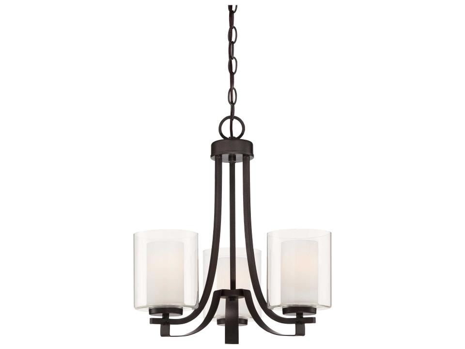 Parsons Studio 3-Light Mini Chandelier in Smoked Iron