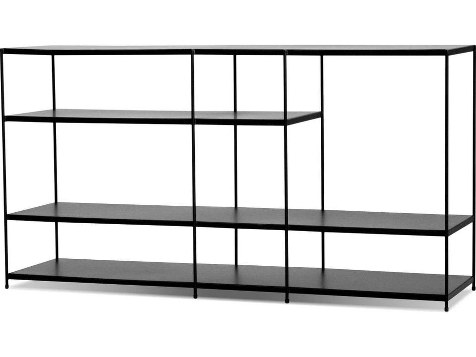 Etta Industrial Black / Iron Etagere