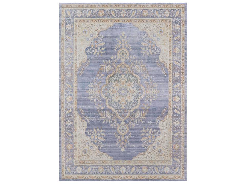 Isabella Bordered Machine-Made Polyester Area Rug