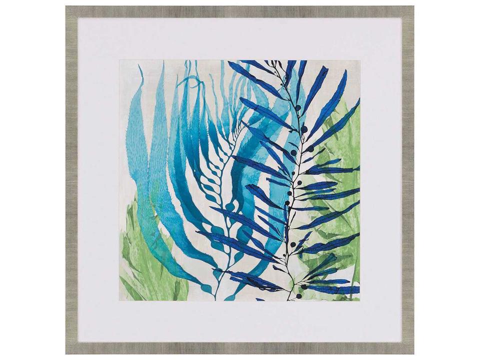 Sea Nature I Framed Giclee Wall Art with Champagne Finish Moulding