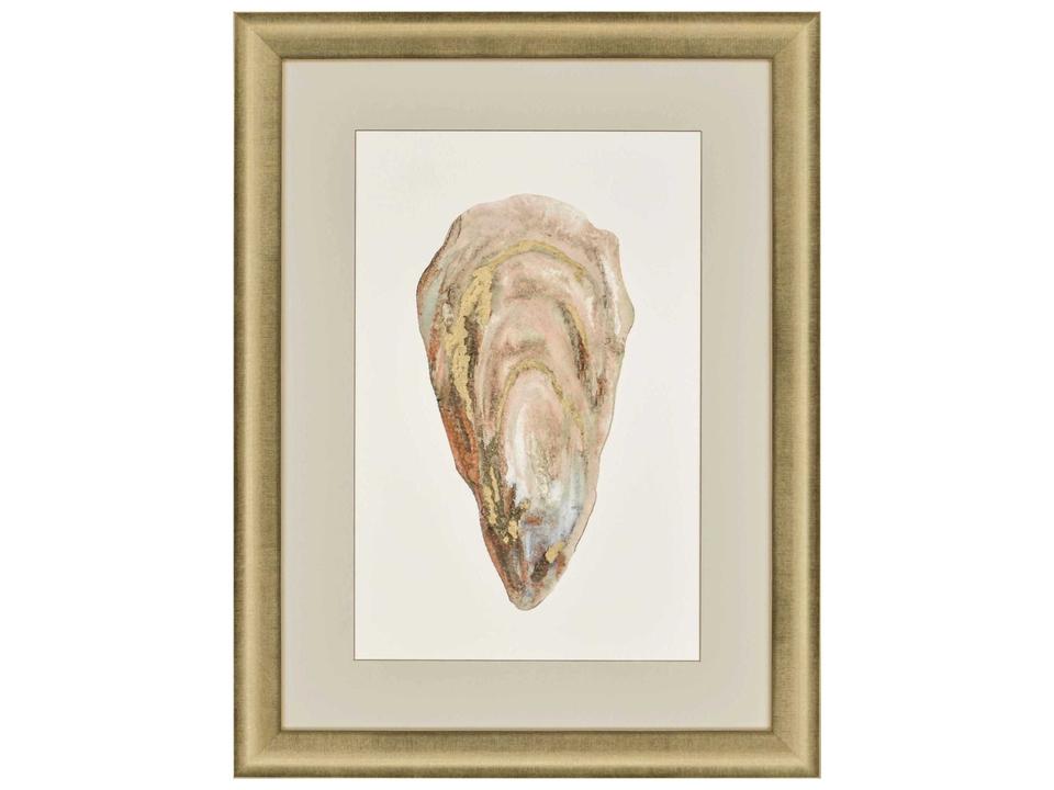Slice Collection Abstract Geometric Wall Decor in Metallic Silver Finish