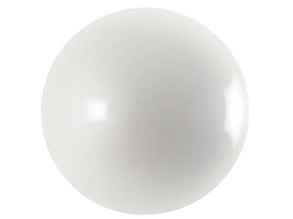 Ball On The Wall Extra Small 3D Wall Sculpture in Pearl White Resin