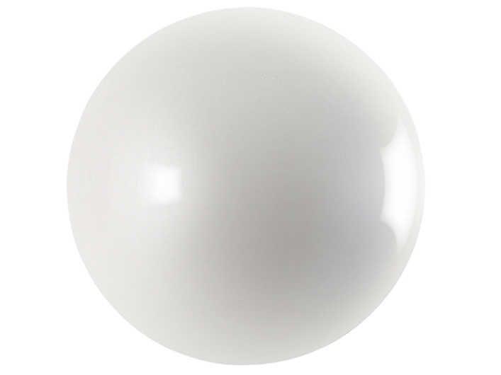 Ball On The Wall Small 3D Wall Art in Pearl White Resin