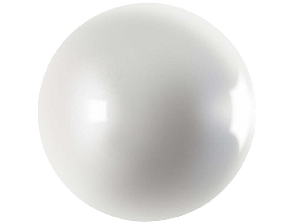 Ball on the Wall Large 3D Wall Art in Pearl White Resin