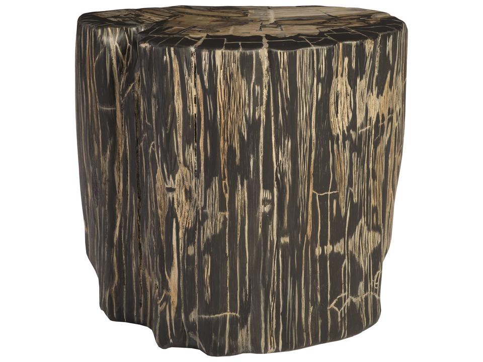 Flow Brown Grey Gray Accent Stool