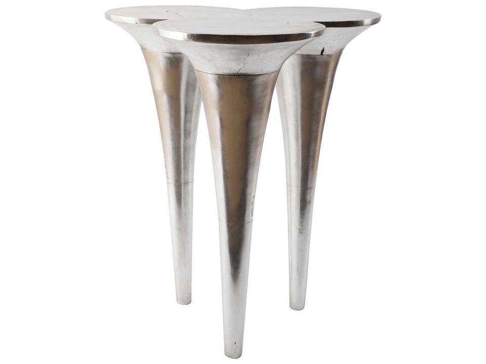 Butterfly Silver Leaf Bar Table