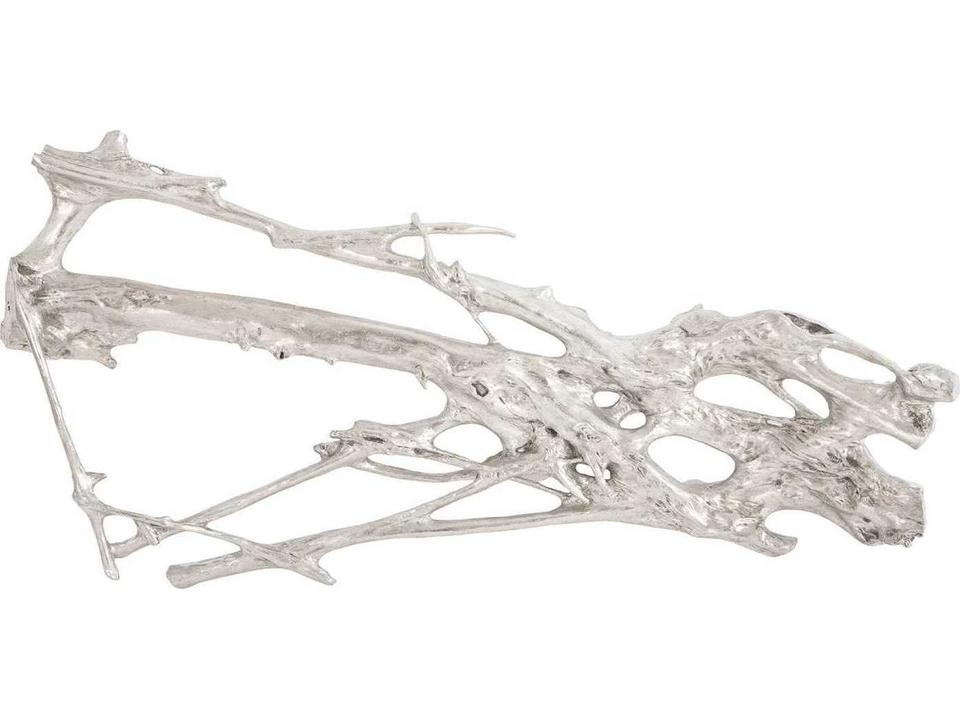 Root Wall Art Large Silver Leaf