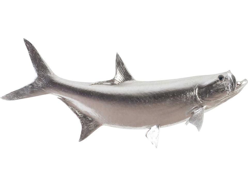 Tarpon Silver Leaf Wall Sculpture