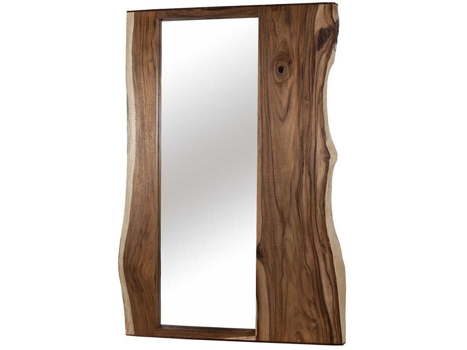 Split Slab Natural Chamcha Wood Floor Mirror