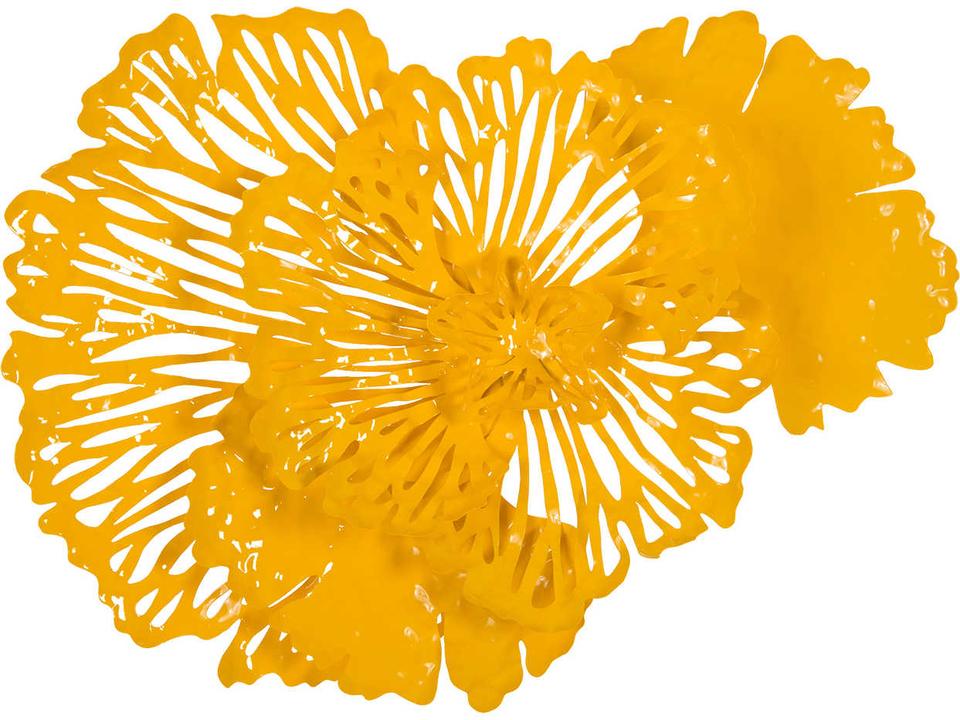 Flower Metal Wall Art in Powder Coat Finish