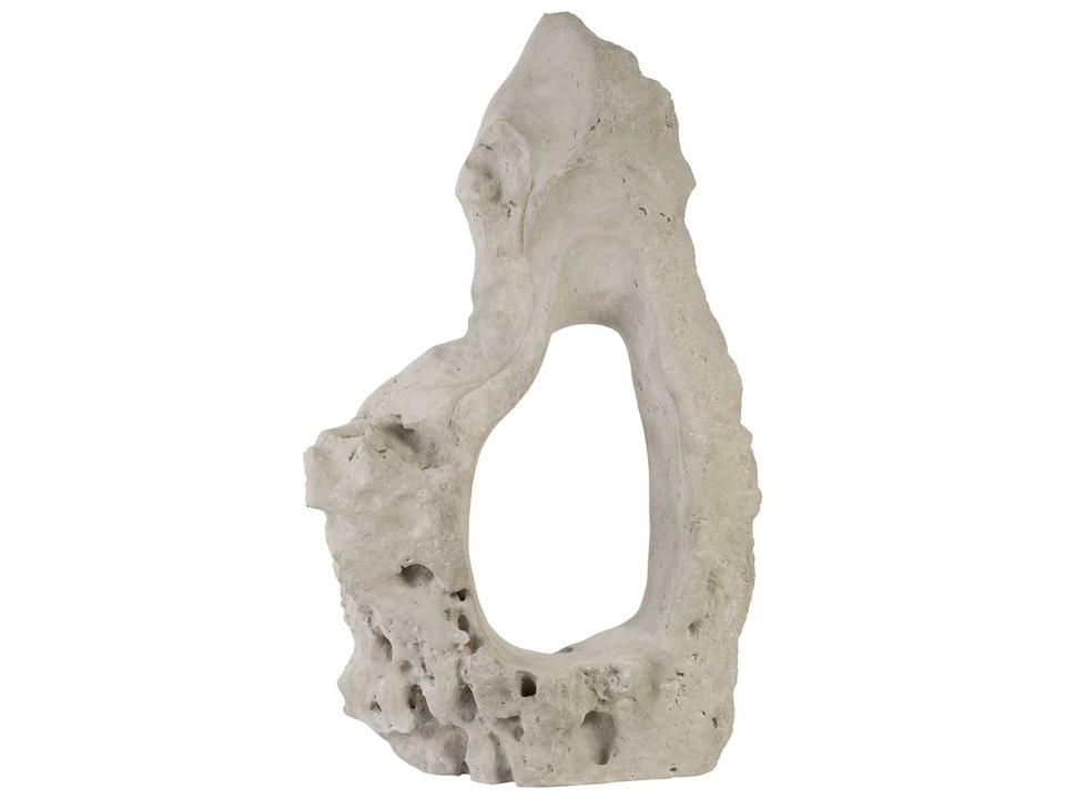 Flow Organic Stone Sculpture Beige 94 Inch Tall