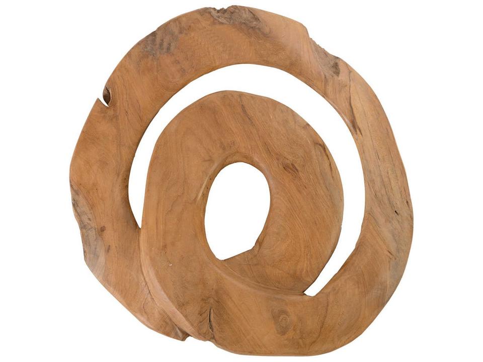 Swirl Wall Tile Natural Teak Wood Wall Decor