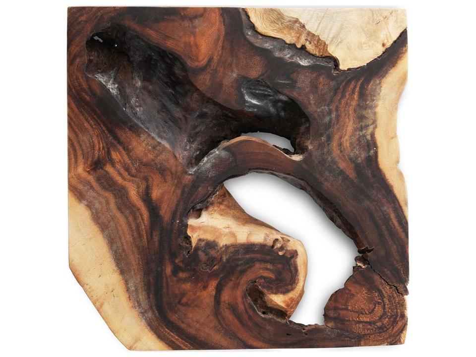 Freeform Chamcha Wood Wall Tile in Natural