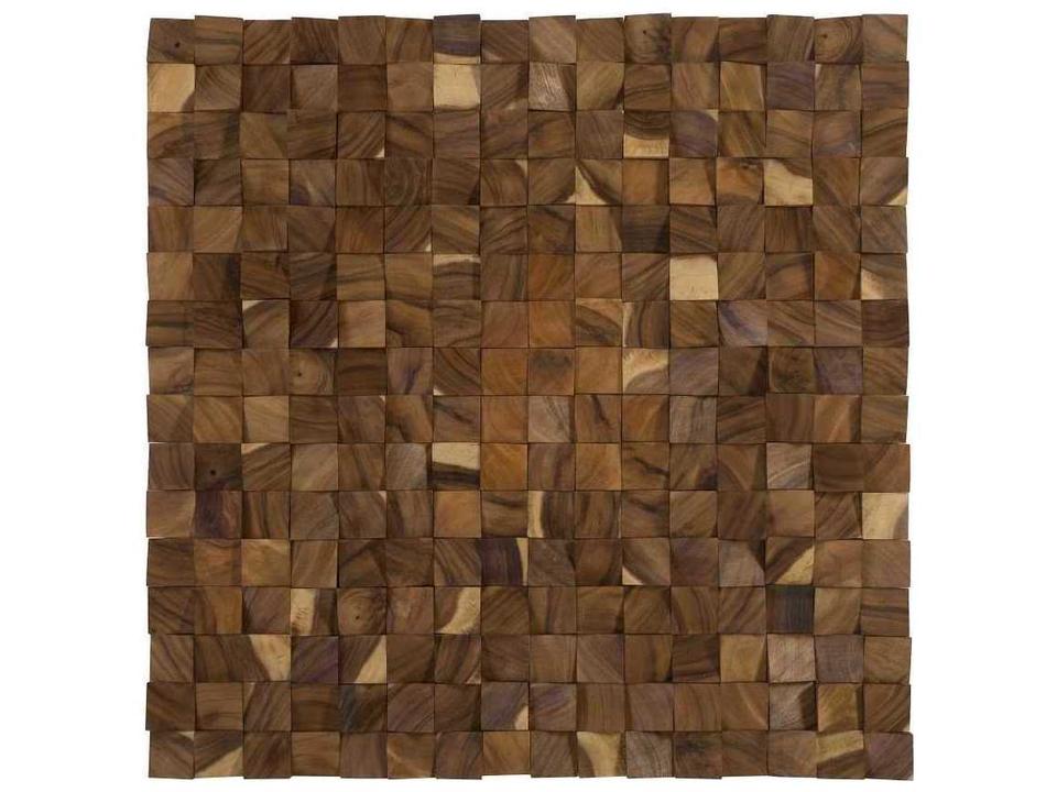 Blocks Wall Art Large Natural Wood