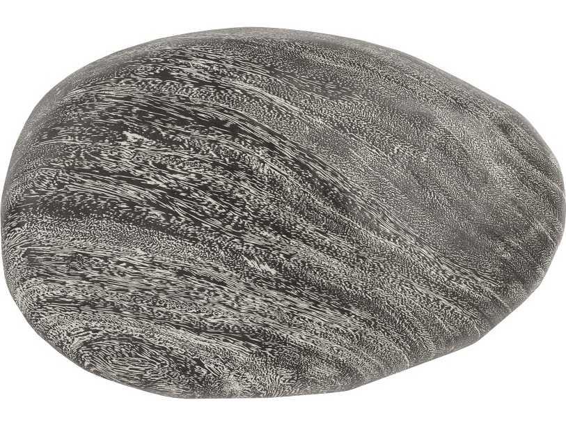 Swoop Small Black Wood Wall Art