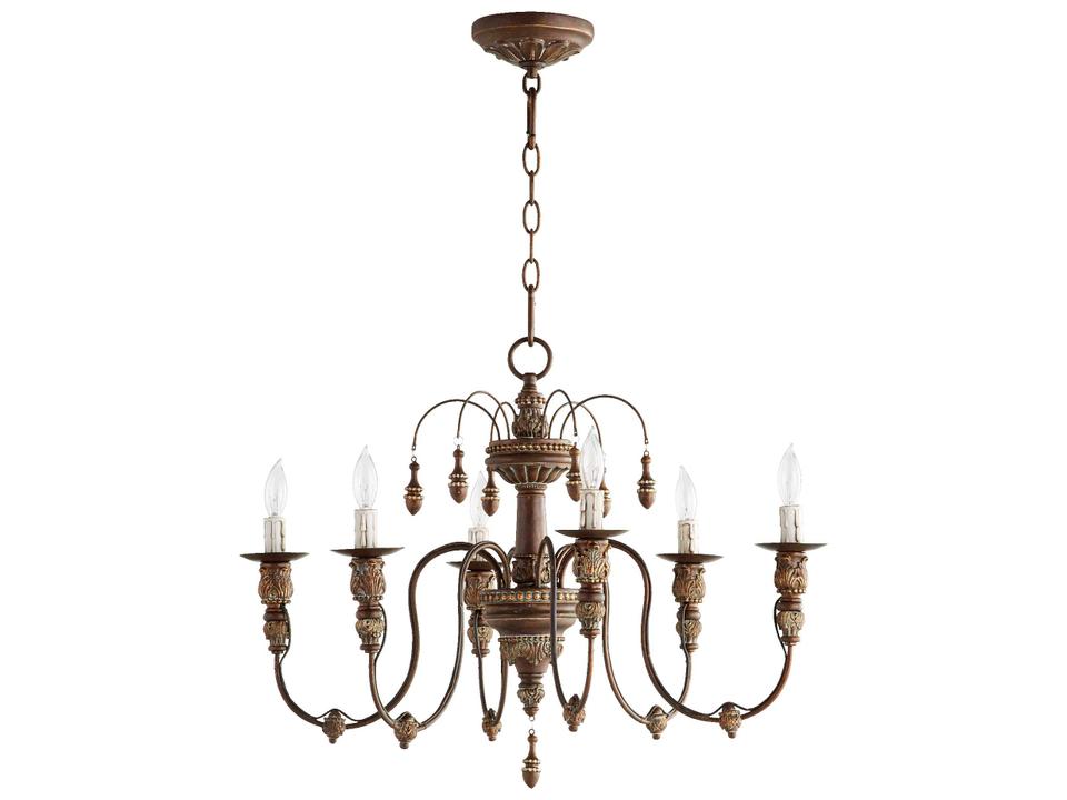 Salento 6-Light Chandelier in Vintage Copper