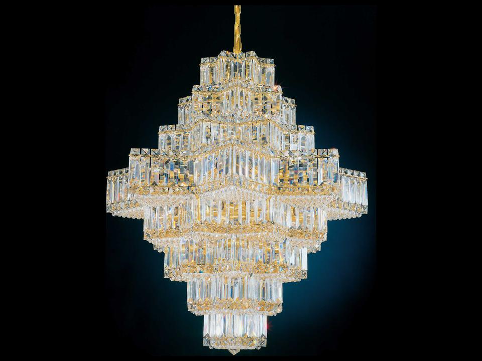 45-Light Equinoxe Chandelier Grand Scale Crystal Lighting