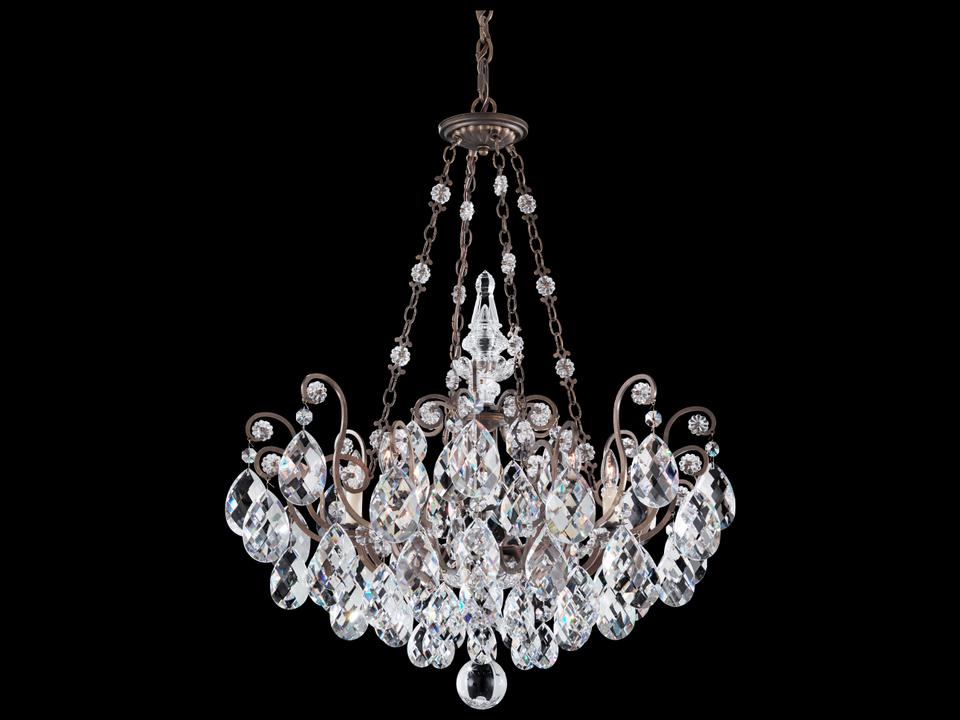 8-Light Renaissance Crystal Chandelier