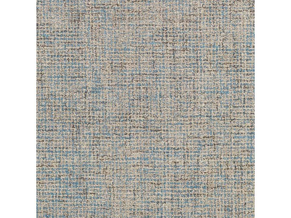 Aiden Hand Tufted Wool Area Rug Sample in Light Blue and Cream