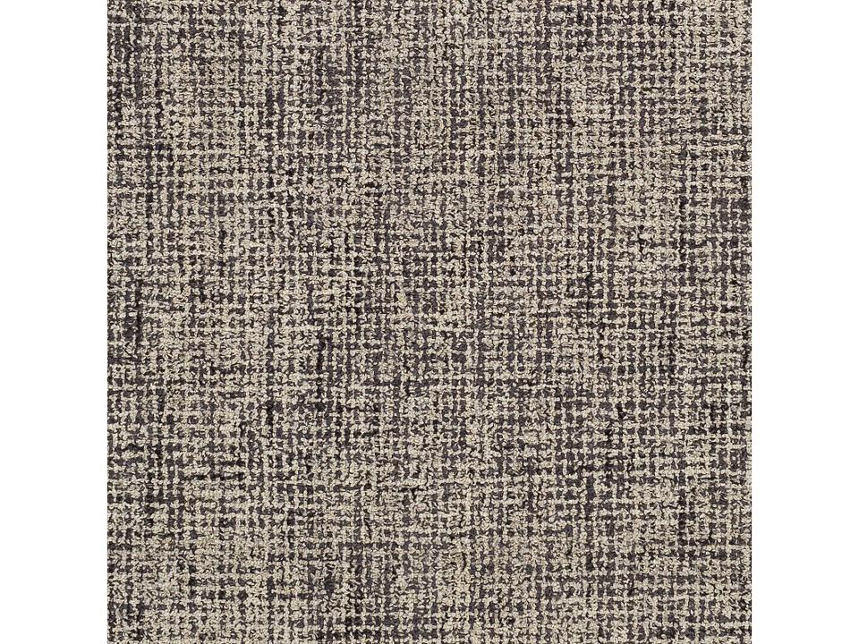 Aiden Rectangle Area Rug 100% Wool Hand Tufted in Ink Blue and Charcoal
