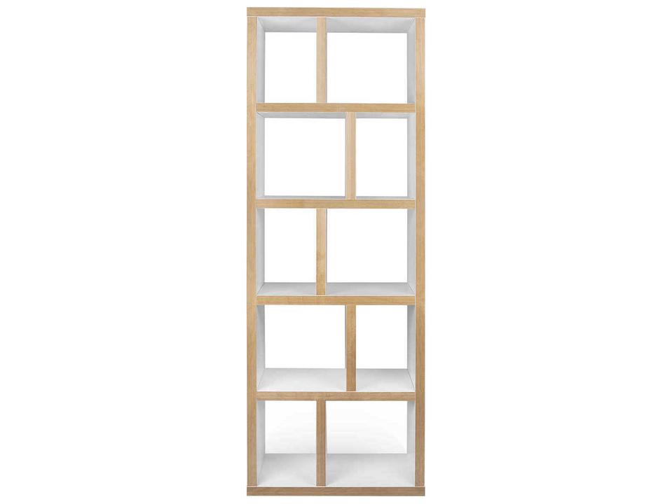 Berlin 5-Level Pure White Modern Bookcase