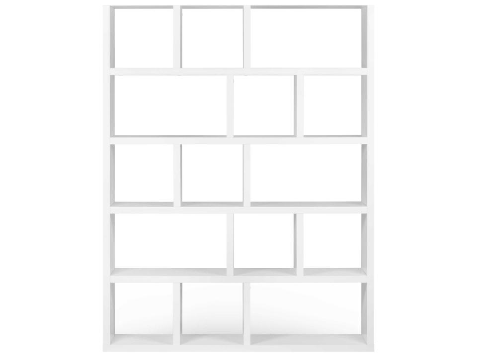 Berlin 5-Shelf Bookcase in Pure White