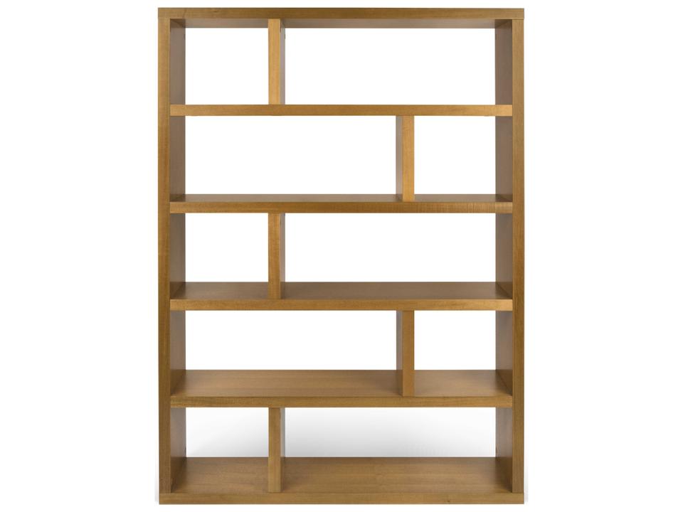 Dublin Modern Bookcase in Mukali Wood Veneer