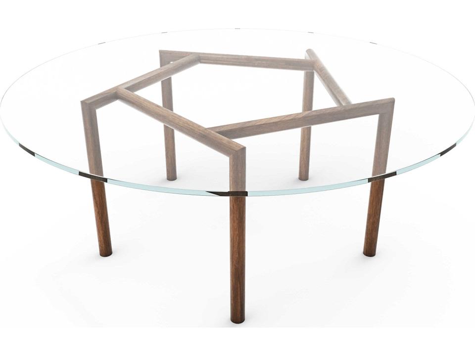Gallagher Round Coffee Table Walnut
