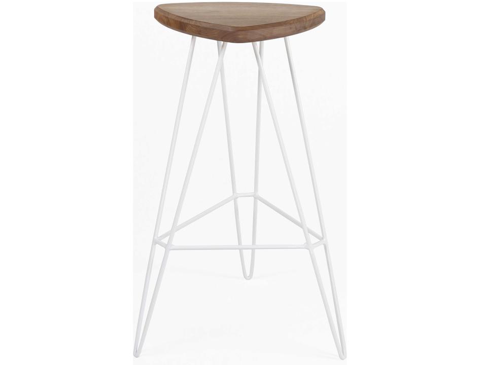 Madison Bar Stool Walnut and White