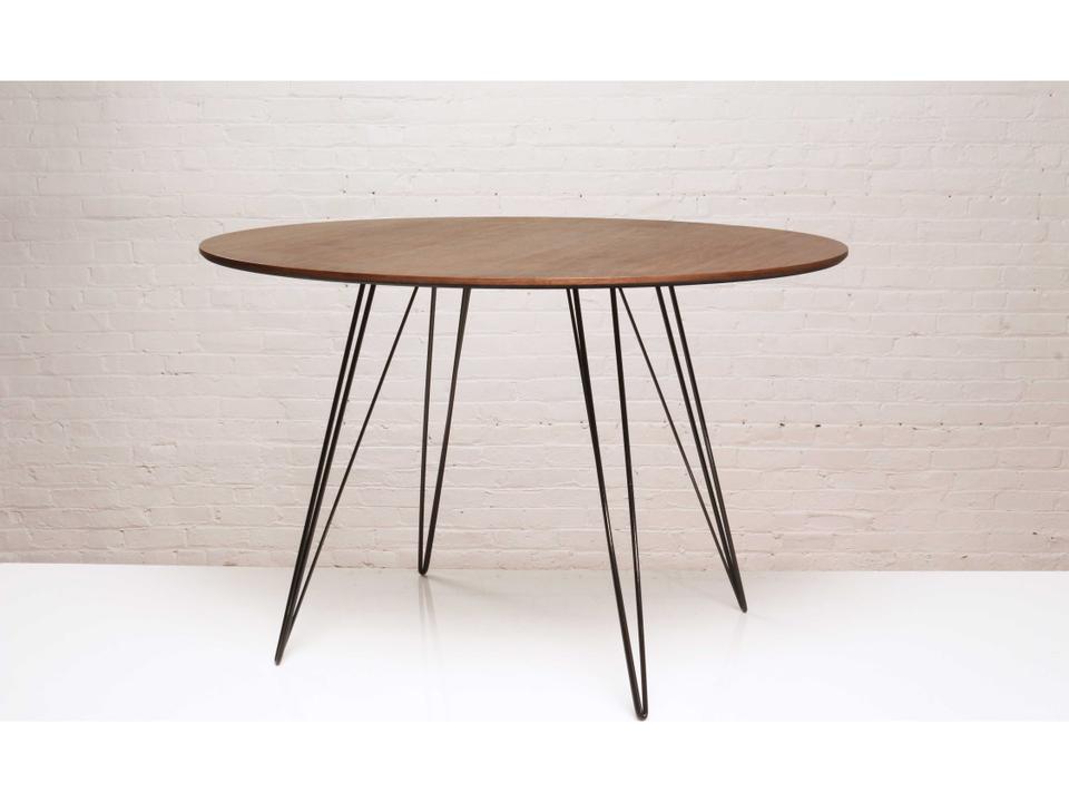 Williams Oval Dining Table Walnut Small