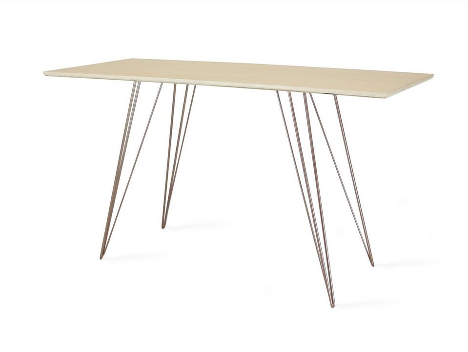 Williams Rose Copper Beige Maple Wood Computer Brown Desk Table Collection