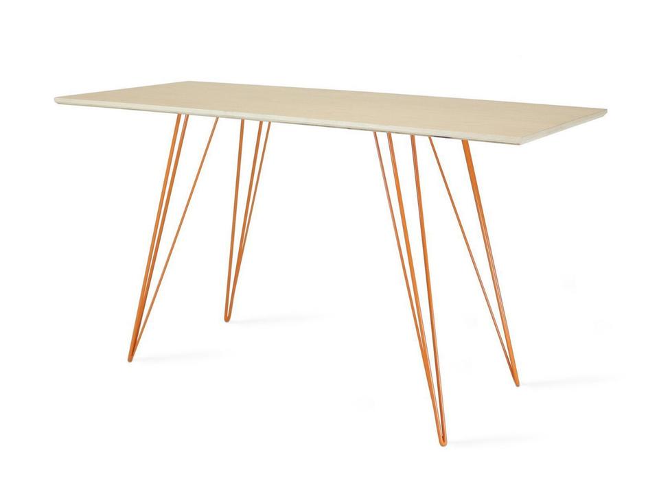 Williams Orange Beige Maple Wood Computer Desk Table Collection
