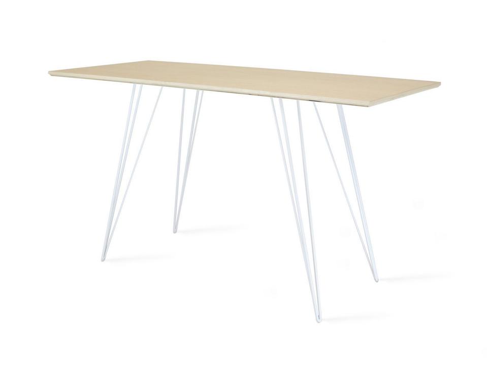 Williams White Beige Maple Wood Computer Desk Table Collection