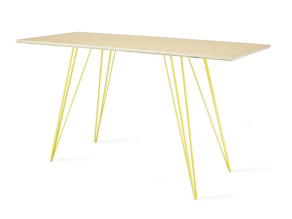 Williams Yellow Beige Maple Wood Computer Desk Table Collection