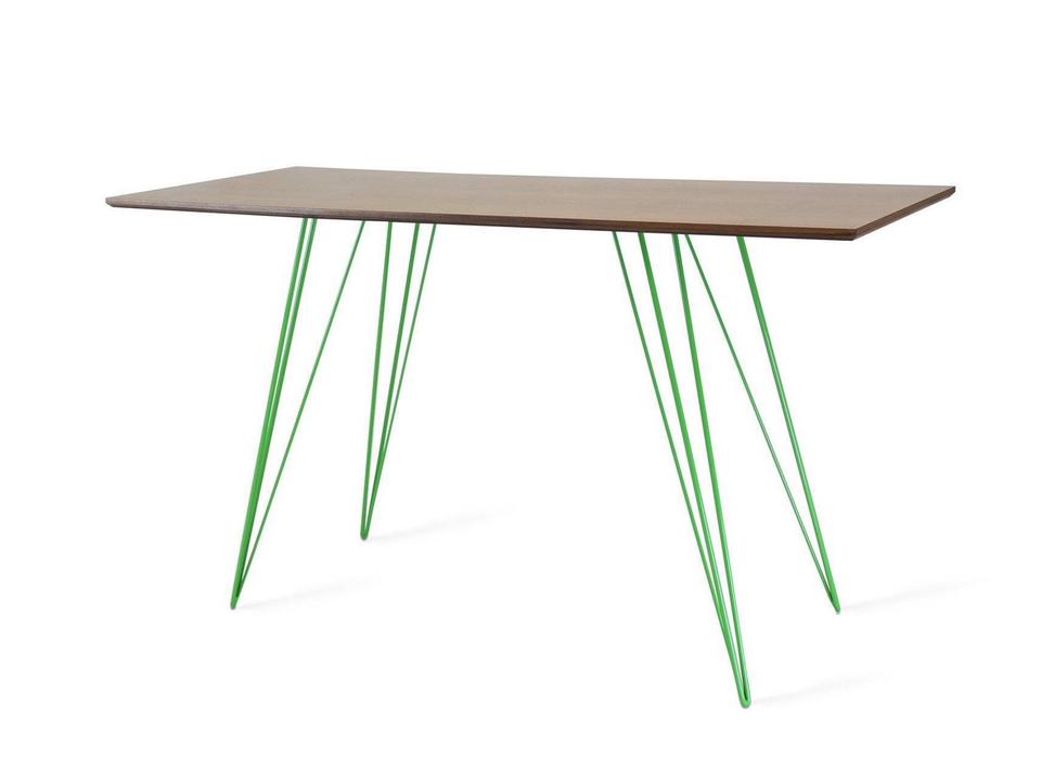 Williams Green Brown Walnut Wood Computer Desk Table Collection