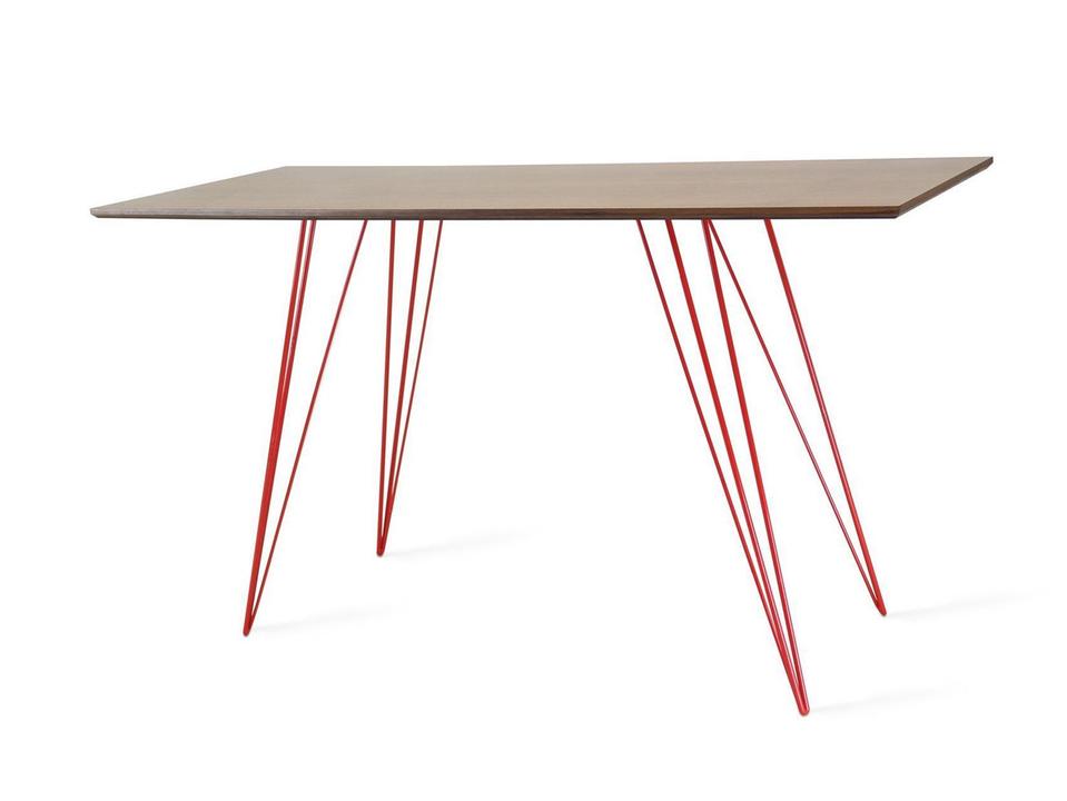 Williams Red Brown Walnut Wood Computer Desk Table Collection