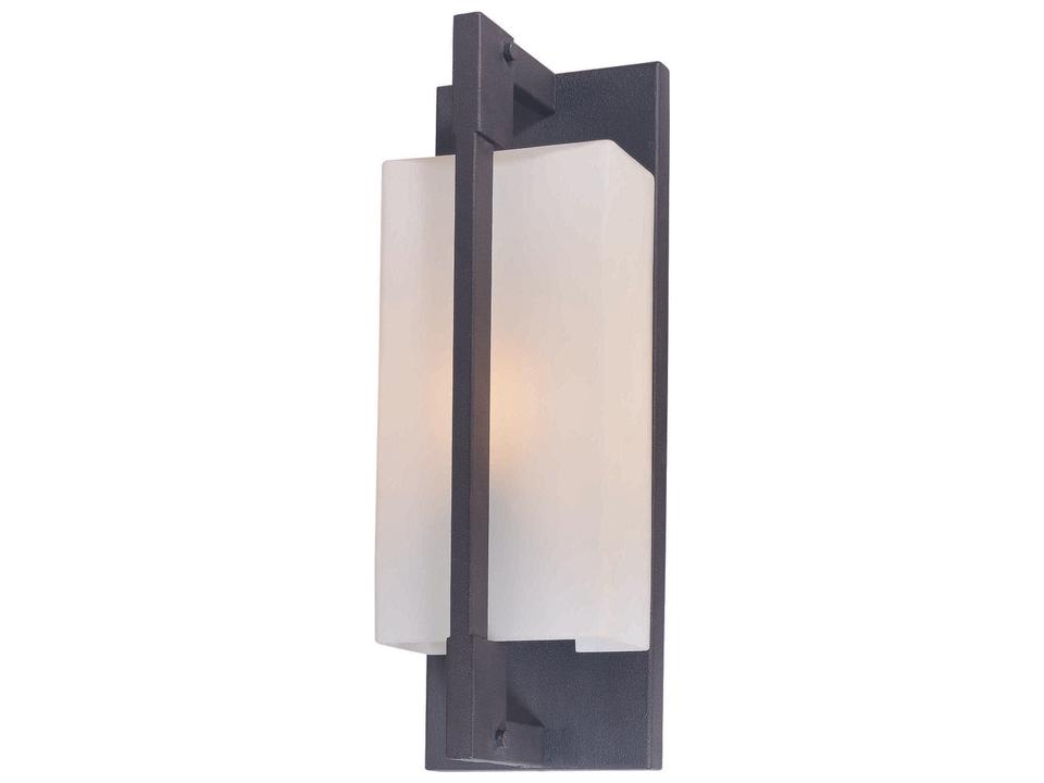 Blade 1-Light Outdoor Wall Sconce in Forged Iron