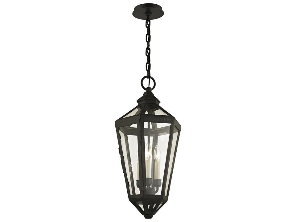 Calabasas 3-Light Outdoor Hanger Lantern in Vintage Bronze
