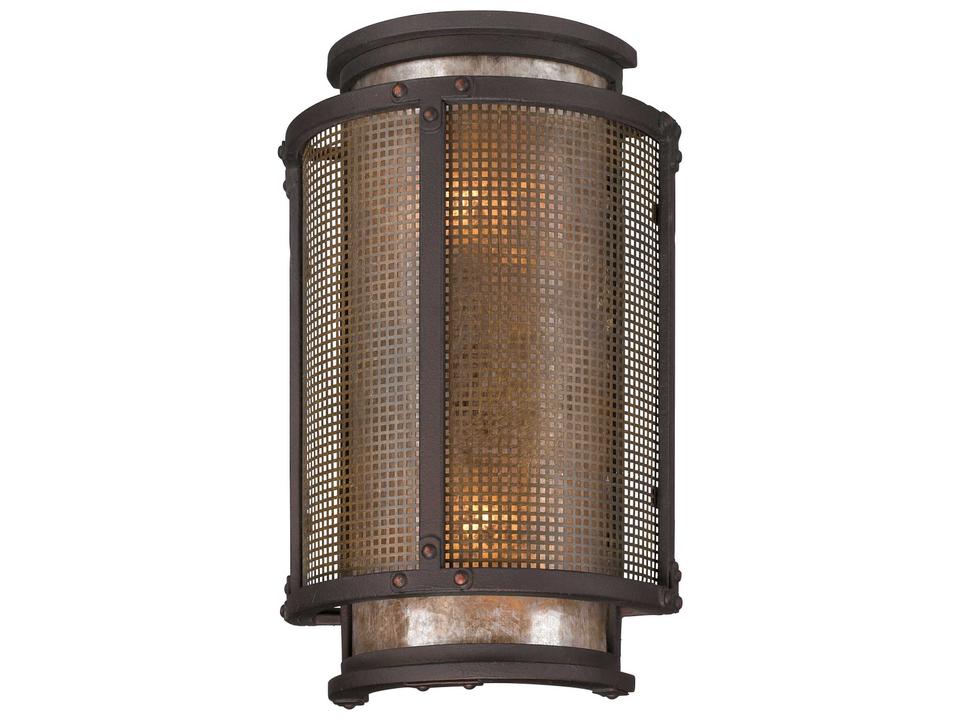Copper Mountain 2-Light Wall Sconce in Copper Mountain Bronze and Mica Glass