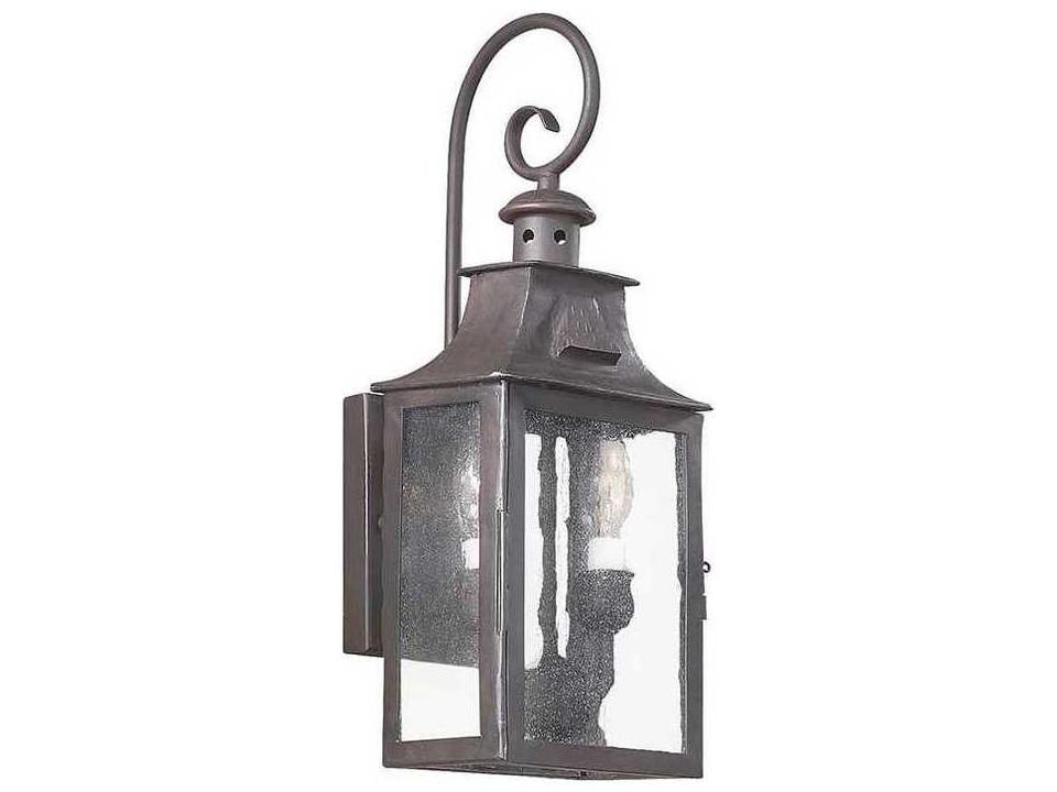 Newton Outdoor Wall Light in Old Bronze
